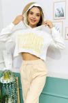 138894 138894-kapsonlu Crop Sweatshırt